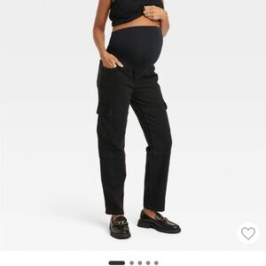 Isabel Maternity by Ingrid & Isabel Black Straight Leg Jeans
